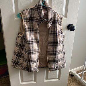 Plaid vest